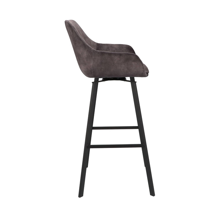 Set van 2 barkrukken Reino velvet