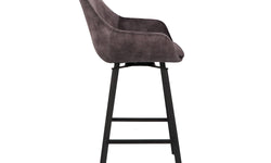 Set van 2 barkrukken Reino velvet