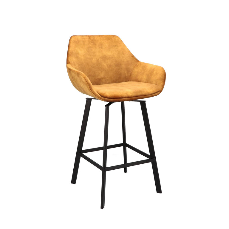 Set van 2 barkrukken Reino velvet