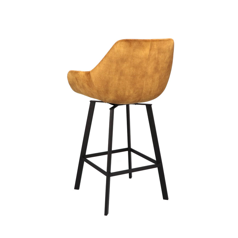 Set van 2 barkrukken Reino velvet