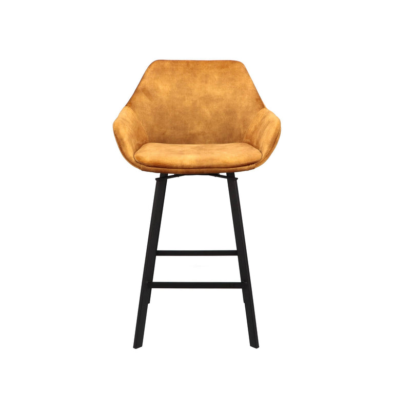 Set van 2 barkrukken Reino velvet