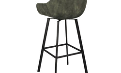 Set van 2 barkrukken Reino velvet