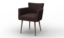 Set van 2 eetkamerstoelen Billie linnen