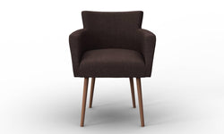 Set van 2 eetkamerstoelen Billie linnen