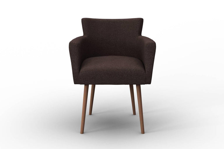 Set van 2 eetkamerstoelen Billie linnen