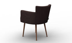 Set van 2 eetkamerstoelen Billie linnen