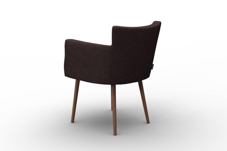 Set van 2 eetkamerstoelen Billie linnen