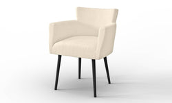 Set van 2 eetkamerstoelen Billie linnen