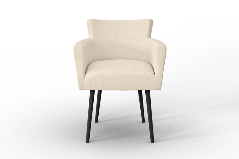 Set van 2 eetkamerstoelen Billie linnen