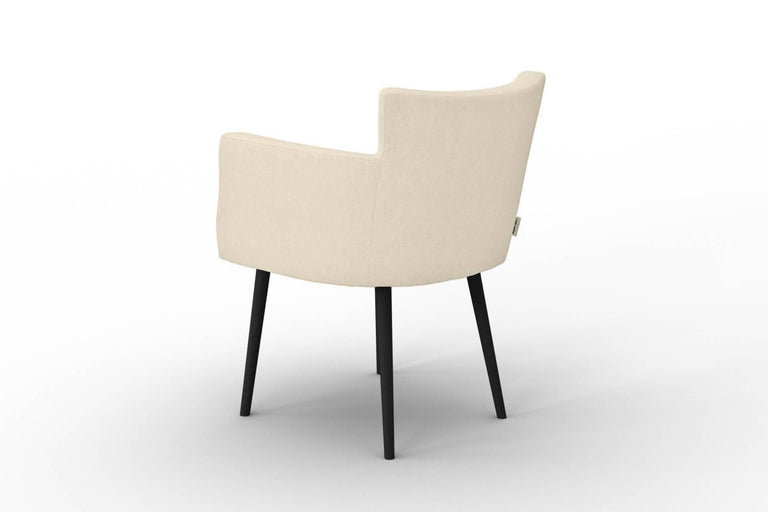 Set van 2 eetkamerstoelen Billie linnen