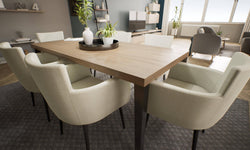 Set van 2 eetkamerstoelen Billie linnen