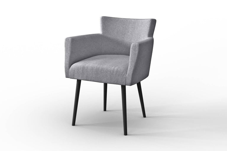 Set van 2 eetkamerstoelen Billie linnen