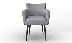 Set van 2 eetkamerstoelen Billie linnen