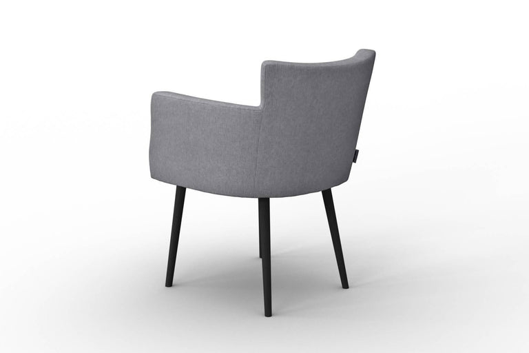 Set van 2 eetkamerstoelen Billie linnen