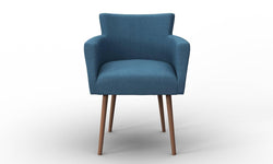 Set van 2 eetkamerstoelen Billie linnen