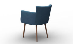 Set van 2 eetkamerstoelen Billie linnen