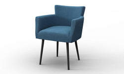 Set van 2 eetkamerstoelen Billie linnen