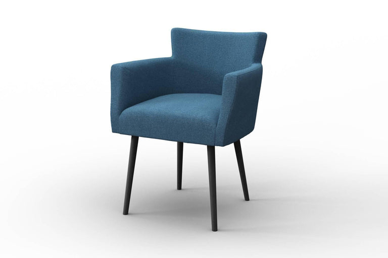 Set van 2 eetkamerstoelen Billie linnen