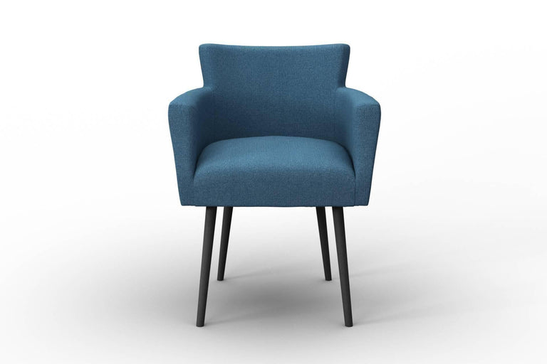 Set van 2 eetkamerstoelen Billie linnen