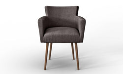 Set van 2 eetkamerstoelen Billie linnen