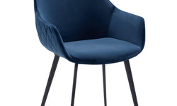 Set van 2 eetkamerstoelen Callio velvet