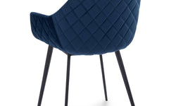 Set van 2 eetkamerstoelen Callio velvet