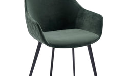 Set van 2 eetkamerstoelen Callio velvet
