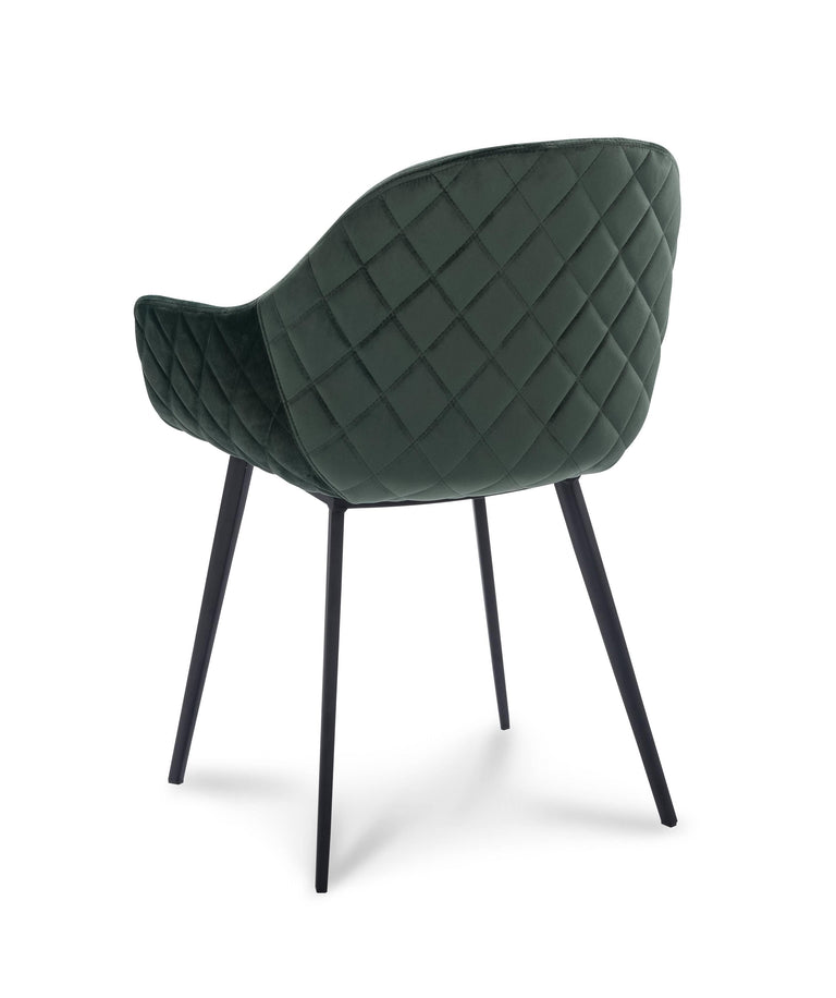 Set van 2 eetkamerstoelen Callio velvet