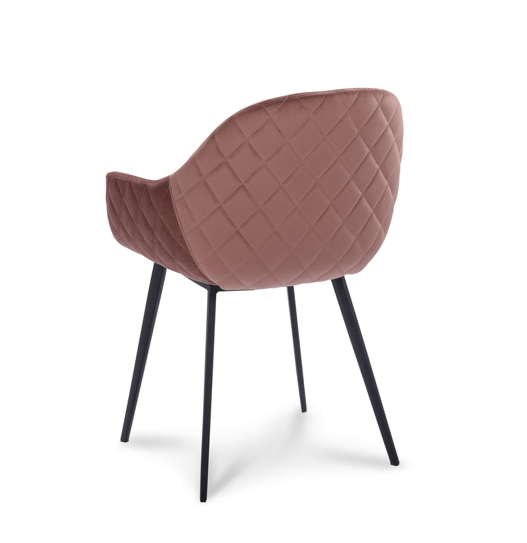 Set van 2 eetkamerstoelen Callio velvet