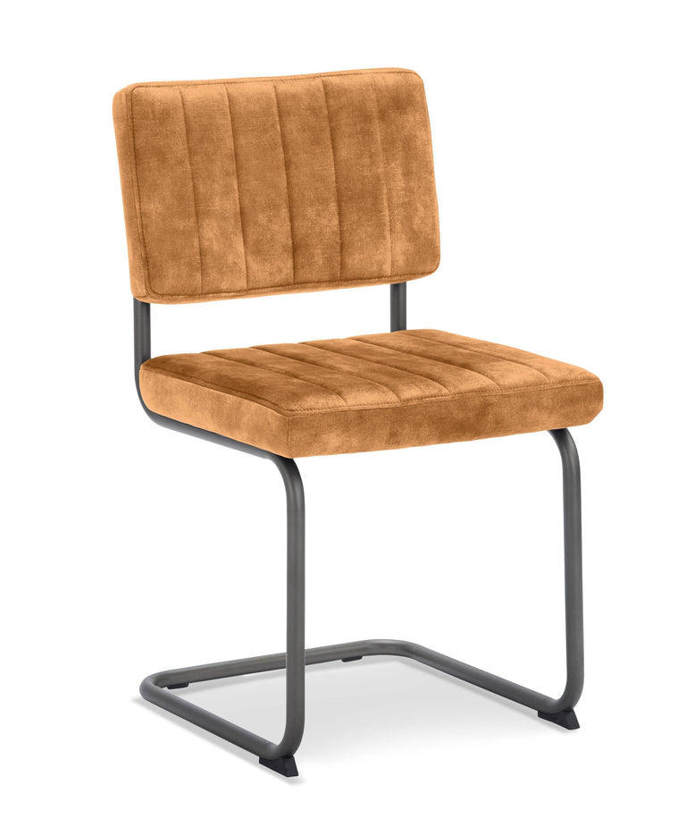 Set van 2 eetkamerstoelen Curin velvet