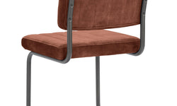 Set van 2 eetkamerstoelen Curin velvet