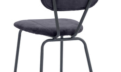 Set van 2 eetkamerstoelen Garone velvet