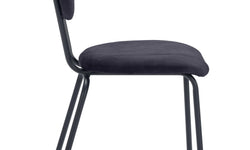 Set van 2 eetkamerstoelen Garone velvet