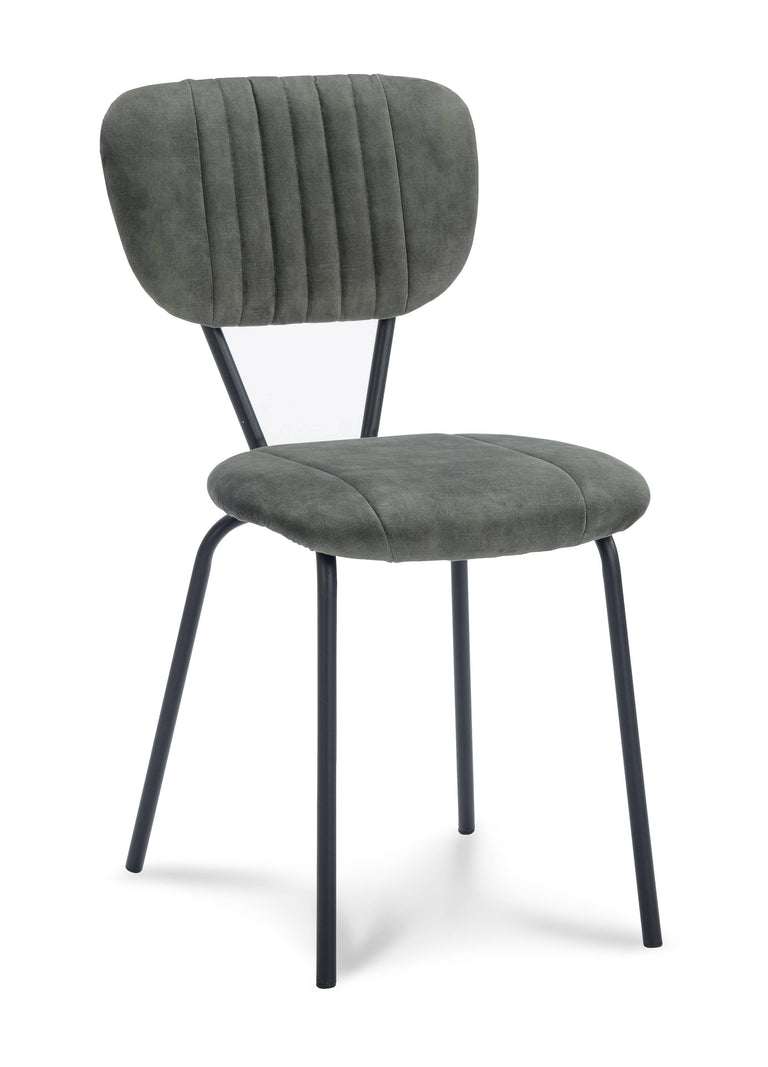 Set van 2 eetkamerstoelen Garone velvet