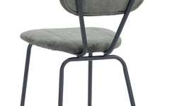 Set van 2 eetkamerstoelen Garone velvet