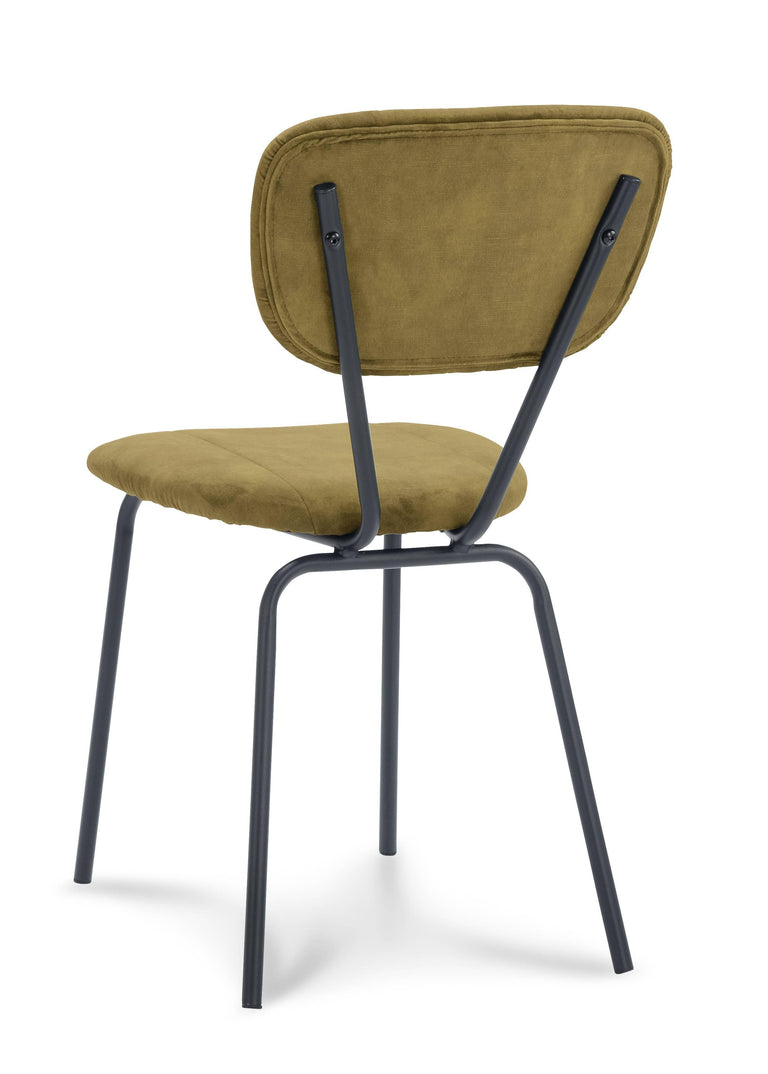 Set van 2 eetkamerstoelen Marsoni velvet
