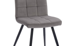 Set van 2 eetkamerstoelen Slims velvet