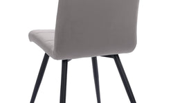 Set van 2 eetkamerstoelen Slims velvet