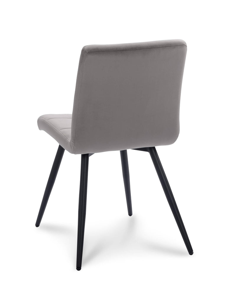 Set van 2 eetkamerstoelen Slims velvet