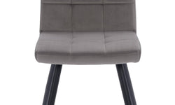 Set van 2 eetkamerstoelen Slims velvet