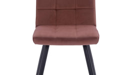 Set van 2 eetkamerstoelen Slims velvet