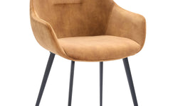 Set van 2 eetkamerstoelen Swift velvet