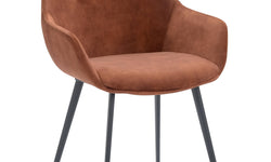 Set van 2 eetkamerstoelen Swift velvet