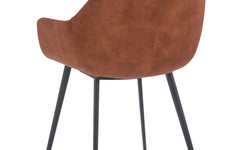 Set van 2 eetkamerstoelen Swift velvet
