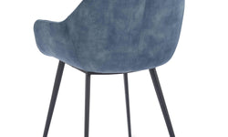 Set van 2 eetkamerstoelen Swift velvet