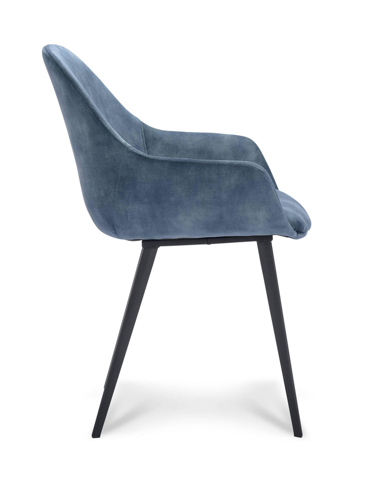 Set van 2 eetkamerstoelen Swift velvet