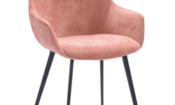 Set van 2 eetkamerstoelen Swift velvet
