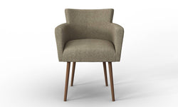 Set van 4 eetkamerstoelen Billie linnen