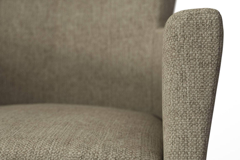 Set van 4 eetkamerstoelen Billie linnen