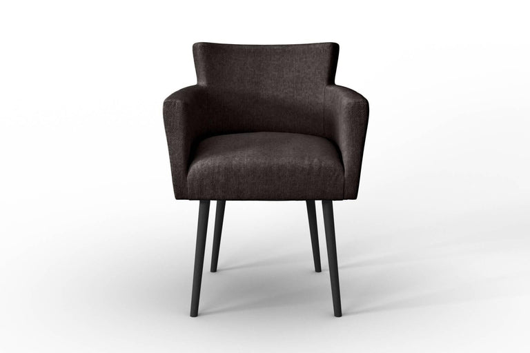 Set van 4 eetkamerstoelen Billie linnen